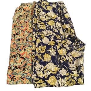 Lot Of Two Lularoe Leggings Tall And Curvy Buttery Soft